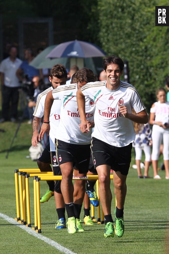 Kaka s'entraîne avec le Milan AC, le 5 septembre 2013 à Milan