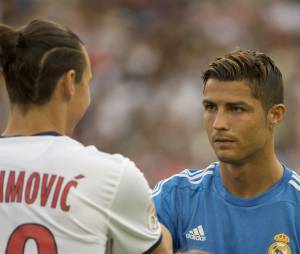 Cristiano Ronaldo face à Zlatan Ibrahimovic, le 27 juillet 2013  en Suède