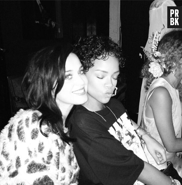 Katy Perry et Rihanna à New-York en août 2013