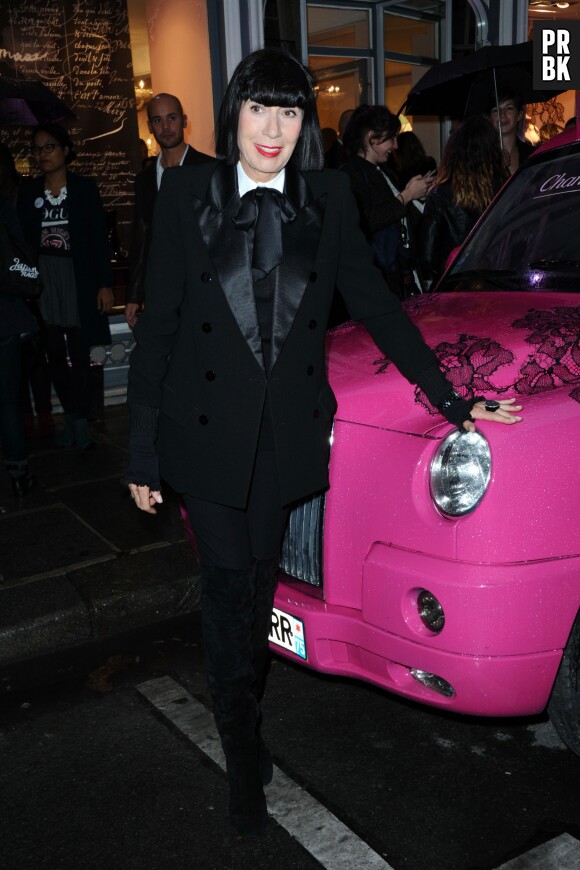 Chantal Thomass lors de la Vogue Fashion Night Out 2013 le 17 septembre 2013.