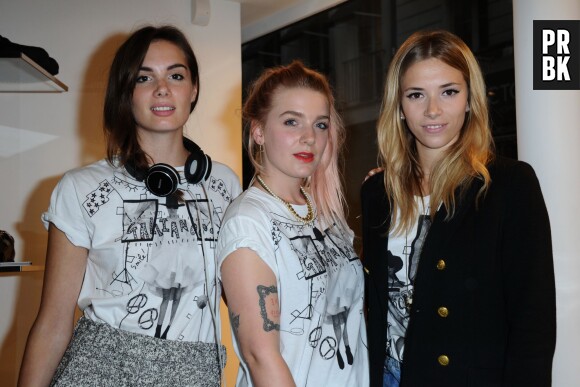 Les Plastiscines lors de la Vogue Fashion Night Out 2013 le 17 septembre 2013.
