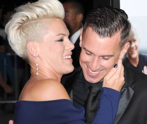 Pink et son mari Carey Hart, le 16 septembre 2013 à Los Angeles