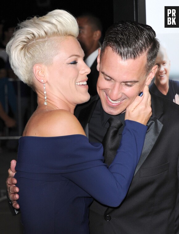 Pink et son mari Carey Hart, le 16 septembre 2013 à Los Angeles