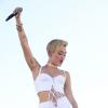 Miley Cyrus à l'iHeart Radio Music Festival samedi 21 septembre