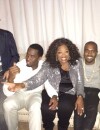 Kim Kardashian, Kanye West, Oprah Winfrey, P. Diddy ou encore Mick Jagger : petite soirée entre amis à Los Angeles le 21 septembre 2013