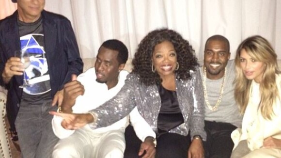 Kim Kardashian, Kanye West, P. Diddy et Oprah : petite soirée entre millionnaires