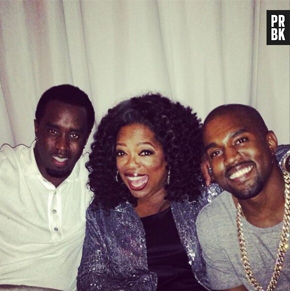 Kim Kardashian, Kanye West, Oprah Winfrey, P. Diddy ou encore Mick Jagger : petite soirée entre amis à Los Angeles le 21 septembre 2013
