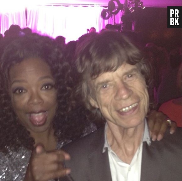 Kim Kardashian, Kanye West, Oprah Winfrey, P. Diddy ou encore Mick Jagger : petite soirée entre amis à Los Angeles le 21 septembre 2013