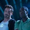 Robert Downey Jr et Don Cheadle dans Iron Man 3