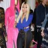Nicki Minaj et son décolleté XXL pour le lancement de sa collection de vêtements avec Kmart à Los Angeles, le 15 octobre 2013