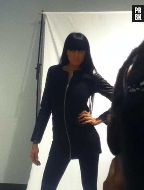 Astrid Poubelle lors du shooting pour la marque Blooshop