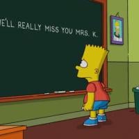 Les Simpson : l'hommage de Bart à son institutrice morte