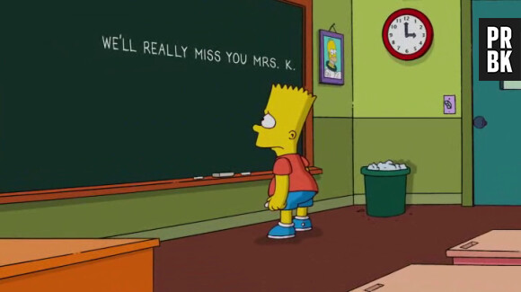Bart Simpson rend hommage à Marcia Wallace