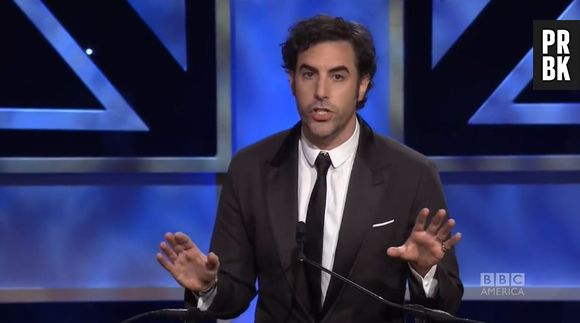 Sacha Baron Cohen : "Borat" tue par erreur une veille dame en chaise roulante aux Britannia Awards 2013