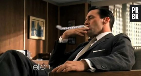 Et si les héros de Mad Men ne fumaient plus de cigarettes ? La vidéo délirante réalisée pour The Ellen DeGeneres Show