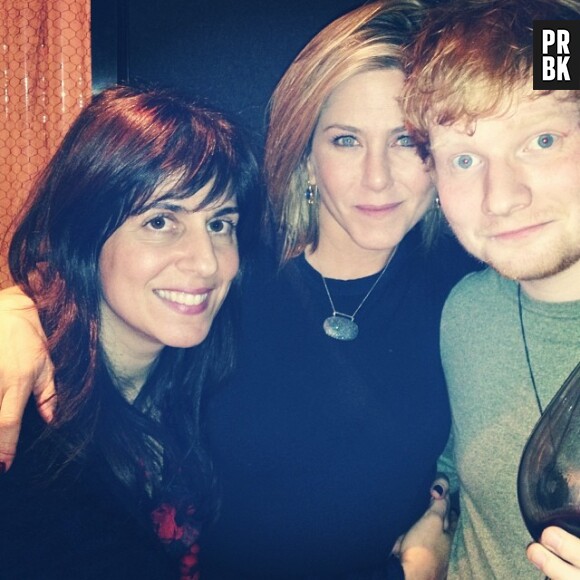 Ed Sheeran a passé Thanksgiving avec une personnalité très VIP : Jennifer Aniston