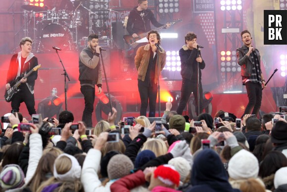 Les One Direction en concert à New York le 26 novembre 2013