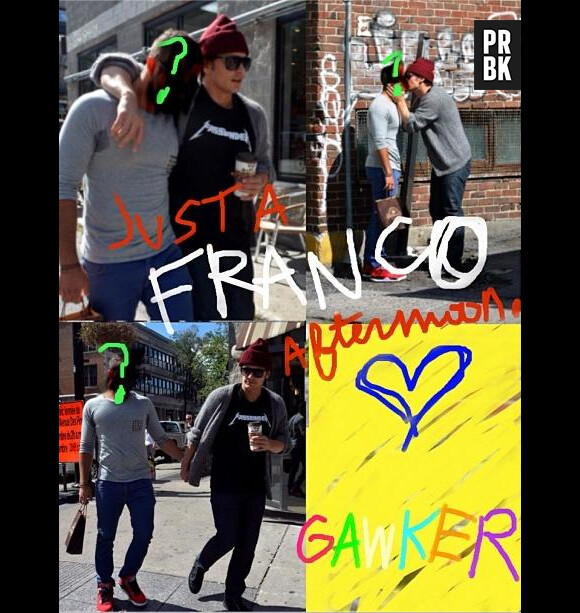 James Franco se moque des rumeurs sur son homosexualité avec une photo de lui embrassant un garçon
