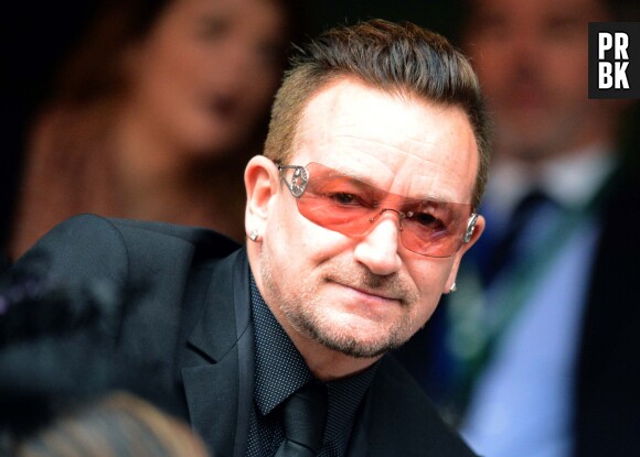 Bono à la cérémonie d'hommage à Nelson Mandela, le 10 décembre 2013 à Soweto