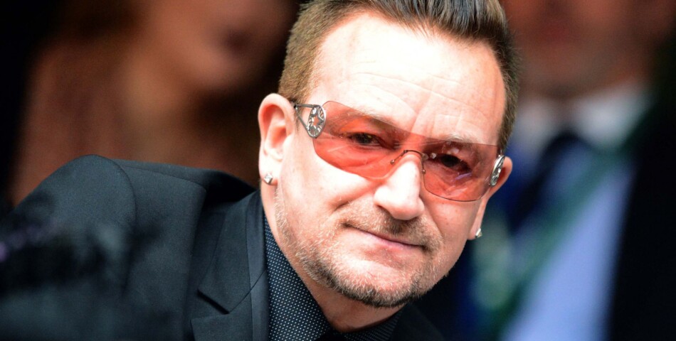 Bono à la cérémonie d&#039;hommage à Nelson Mandela, le 10 décembre 2013 à Soweto
