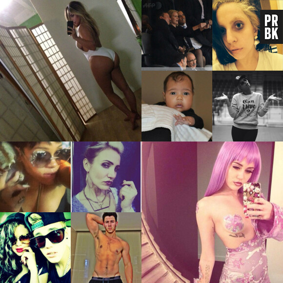 Kim Kardashian, Miley Cyrus... : toutes les stars ont cédé à la folie des selfies sur Instagram