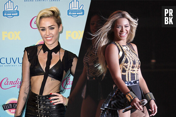 Miley Cyrus VS Beyoncé : le premier faux clash de l'année