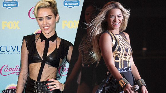 Miley Cyrus VS Beyoncé : le premier (faux) clash de 2014