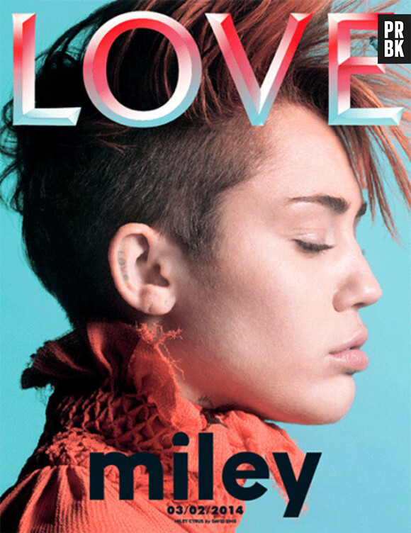 Miley Cyrus : en couverture du magazine Love