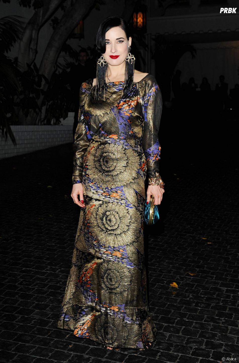 Dita Von Teese au Chateau Marmont, le 9 janvier 2014 à Los Angeles
