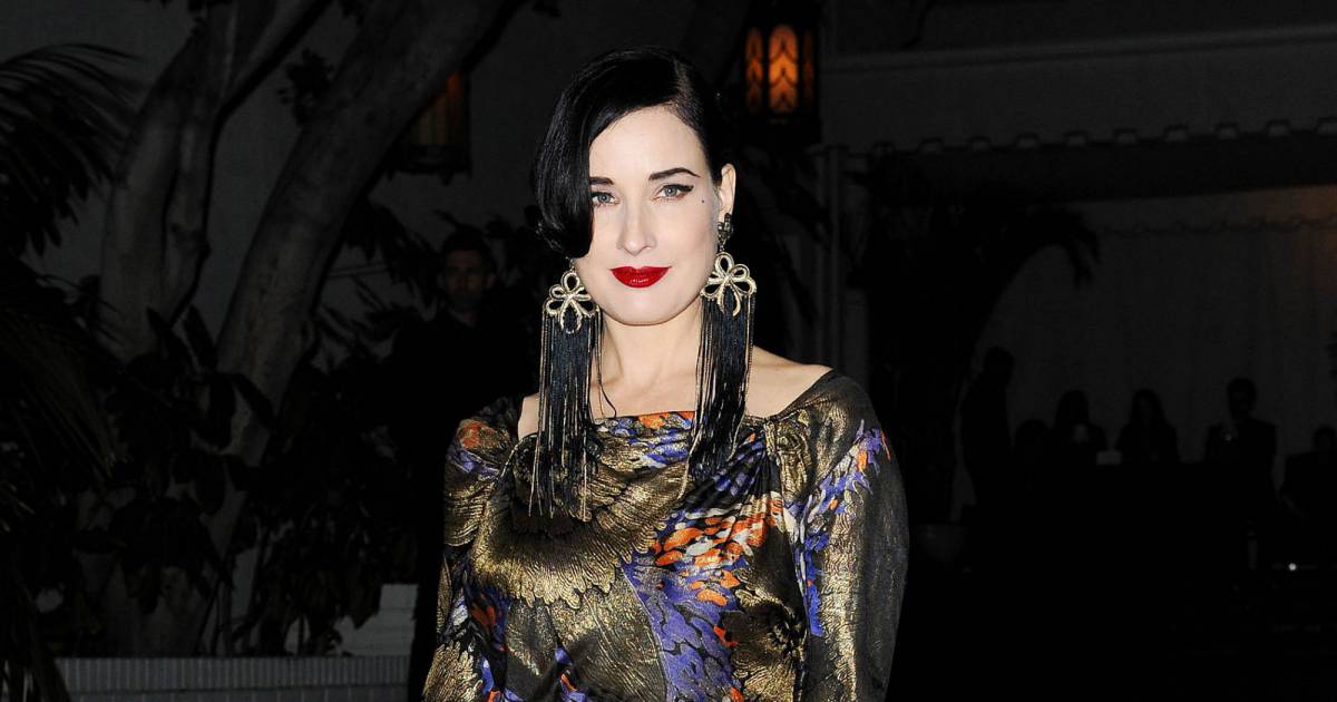 Dita Von Teese au Chateau Marmont, le 9 janvier 2014 à Los Angeles