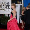 Taylor Swift sur le tapis rouge des Golden Globes 2014, le 12 janvier 2014