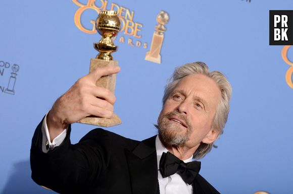 Michael Douglas aux Golden Globes, le 12 janvier 2014 à Los Angeles