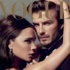 David Beckham et Victoria Beckham en Une du magazine Vogue