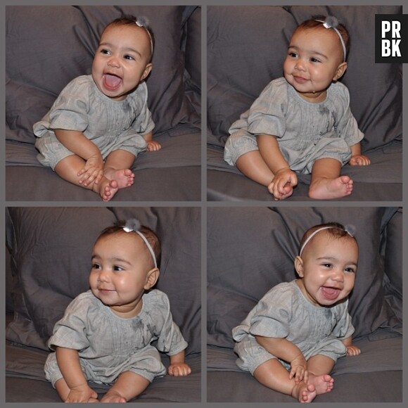 Kim Kardashian : sa fille North souriante sur Instagram en janvier 2014