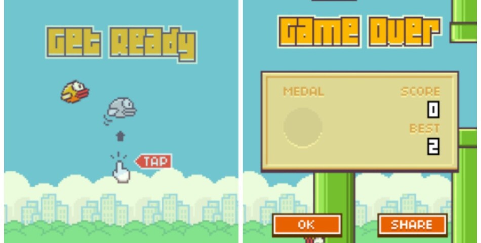 Flappy Bird a été supprimé des platesformes de téléchargement en ligne
