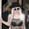 Lady Gaga à moitié nue à New-York le 17 février 2014