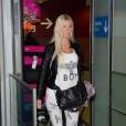 Les Marseillais à Rio : Jessica arrive à l'aéroport Charles-de-Gaulle, le 6 mars 2014