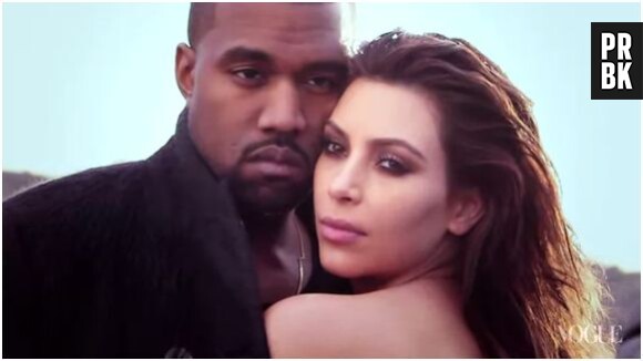 Kim Kardashian et Kanye West sensuels pour Vogue US, numéro d'avril 2014