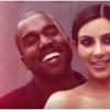 Kim Kardashian et Kanye West souriants devant l'objectif d'Annie Leibovitz pour Vogue US