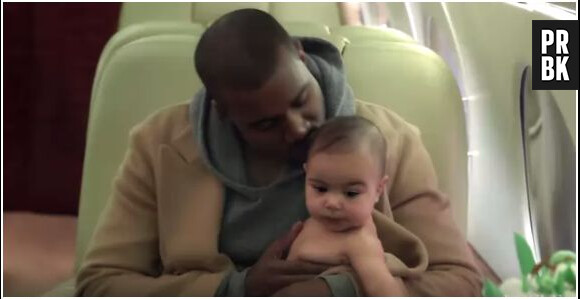Kanye West papa poule avec North, dans le making-of du shooting Vogue US