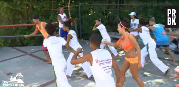 Les Marseillais à Rio : battle de capoeira