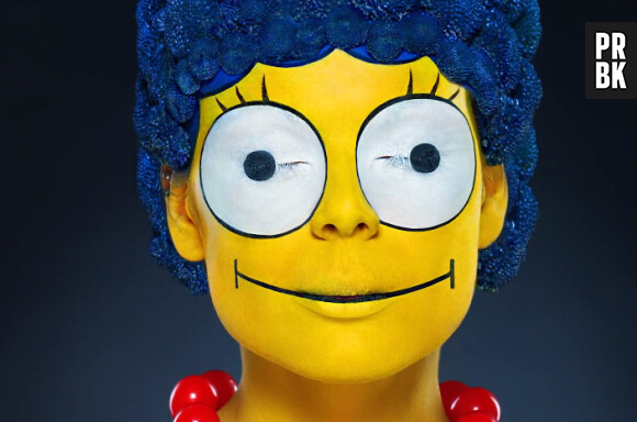 Marge Simpson maquillage