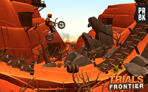 Trials Frontier est disponible gratuitement sur iOS depuis le 10 avril 2014