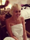  Miley Cyrus en serviette sur Instagram 