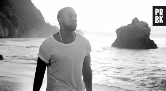 Kanye West sur la plage dans le clip de I Won