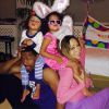 Mariah Carey et sa famille déguisés en lapins pour Pâques 2014