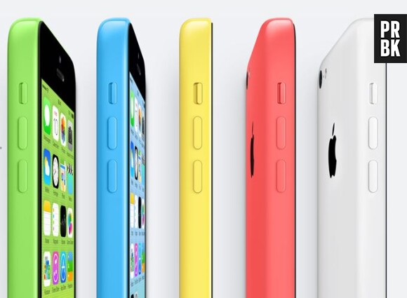 L'iPhone 5C est disponible dans plusieurs coloris