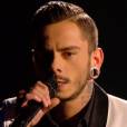  The Voice 2014 : Maximilien pendant sa prestation sur Comme d'habitude, le samedi 10 mai 2014 sur TF1 