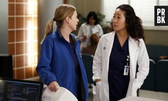 Grey's Anatomy saison 9 : Meredith et Cristina sur une photo