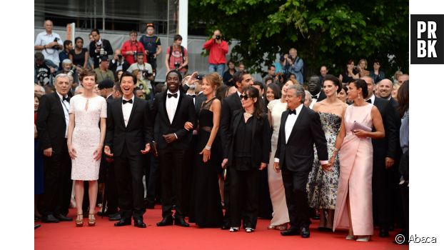 Qu&#039;est-ce qu&#039;on a fait au bon dieu ? Ary Abittan, Chantal Lauby, Christian Clavier, Noom Diawara, Frédérique Bel... et tout le cast du film sur le tapis rouge du Festival de Cannes 2014